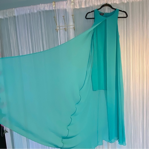 Bebe Chiffon Overlay Maxi Dress NWT - Picture 5 of 17